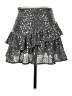 Do & Be Metallic Silver Formal Skirt Size S - photo 2