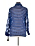 Notations 100% Polyester Blue Long Sleeve Blouse Size XL - photo 2