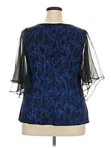 Onyx Nite 3/4 Sleeve Blouse (view 2)
