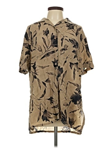 Jones New York Short Sleeve Button-Down Shirt (view 1)