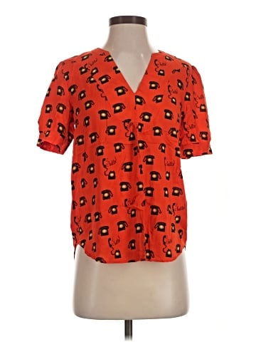 Anthropologie Short Sleeve Blouse (view 1)