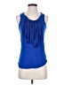MICHAEL Michael Kors Blue Sleeveless Blouse Size S - photo 1
