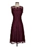 AB Studio Burgundy Cocktail Dress Size 2 - photo 1