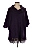 NY Collection 100% Acrylic Purple Poncho Size M (estimated) - photo 1