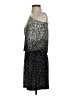 Tibi Metallic Silver Cocktail Dress Size XS - photo 5