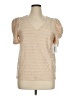 Staccato Tan Short Sleeve Top Size XL - photo 1
