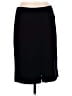 Ann Taylor Solid Black Formal Skirt Size 10 - photo 2