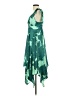 Alexis 100% Polyester Tropical Green Cocktail Dress Size XS - photo 5