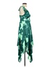 Alexis 100% Polyester Tropical Green Cocktail Dress Size XS - photo 4