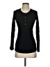 Splendid Black Long Sleeve Henley Size S - photo 1