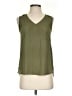 Bellatrix 100% Polyester Green Sleeveless Blouse Size XS - photo 1