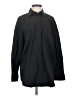 Zara Solid Black Long Sleeve Button-Down Shirt Size XS - photo 1