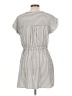 Sanctuary Stripes Gray Casual Dress Size L - photo 2