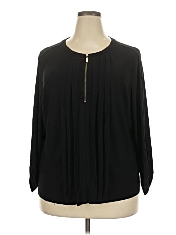 Roz & Ali Long Sleeve Blouse (view 1)