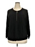 Roz & Ali Black Long Sleeve Blouse Size 2X - photo 1