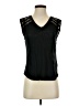 Generation Love 100% Linen Black Sleeveless Top Size S - photo 1