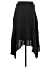 BCBGMAXAZRIA 100% Polyester Solid Black Casual Skirt Size S - photo 2