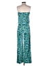 Veronica M. Print Teal Jumpsuit Size XS - photo 2