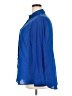 Lane Bryant 100% Polyester Blue Long Sleeve Blouse Size 18 - 20 Plus - photo 5