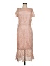 Kay Unger Pink Tan Cocktail Dress Size 6 - photo 1