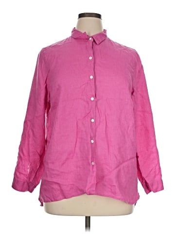 J.Jill 3/4 Sleeve Button-Down Shirt (view 1)
