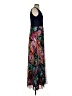 Xscape Floral Blue Black Cocktail Dress Size 4 - photo 4