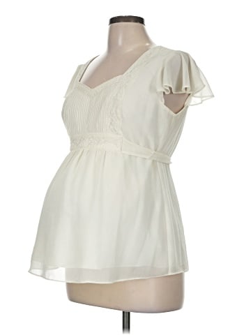 Motherhood Short Sleeve Blouse (view 1)