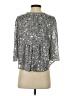 BA&SH Silver 3/4 Sleeve Blouse Size Sm (1) - photo 2