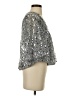 BA&SH Silver 3/4 Sleeve Blouse Size Sm (1) - photo 4