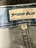 STUDIO BLUE Solid Blue Jeans Size 29 waist - photo 7