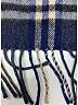 Burberry 100% Cashmere Plaid Blue scarf One size - photo 7