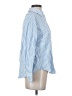 Eliane Rose Stripes Blue Long Sleeve Blouse Size XS - photo 4
