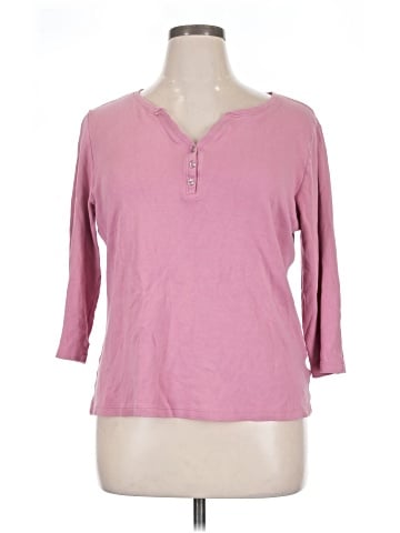 Karen Scott 3/4 Sleeve Top (view 1)