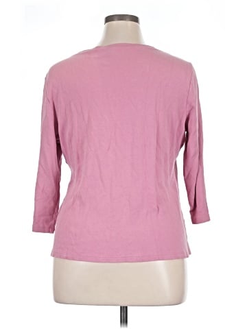 Karen Scott 3/4 Sleeve Top (view 2)