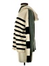 Next 100% Acrylic Stripes Tan Pullover Sweater Size S - photo 5