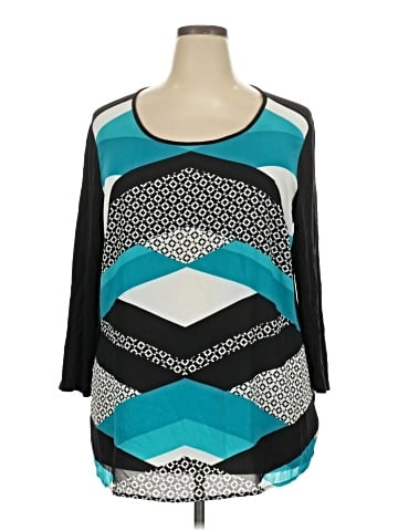 Style&Co 3/4 Sleeve T-Shirt (view 1)