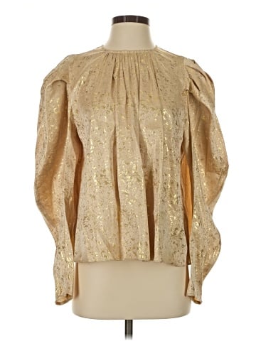 Ulla Johnson Long Sleeve Silk Top (view 1)