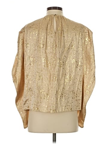 Ulla Johnson Long Sleeve Silk Top (view 2)