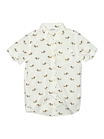 Janie and Jack Short Sleeve Button-Down Shirt (view 1)