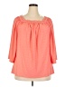 Adrienne Vittadini Orange 3/4 Sleeve Blouse Size 2X - photo 1