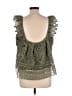 Eri + Ali 100% Polyester Green Sleeveless Blouse Size XL - photo 2