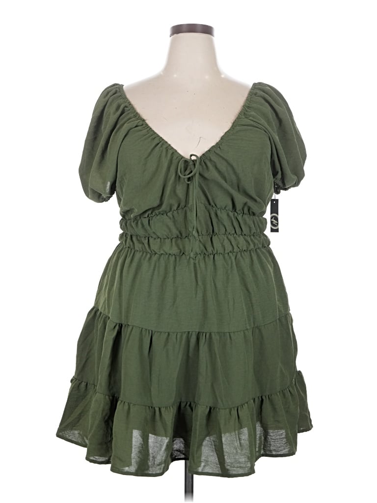 Pre-owned Liberty Love Casual Dress In Green