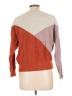 Sophie Rue Color Block Brown Pullover Sweater Size L - photo 2