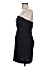 Chequer 100% Polyester Black Cocktail Dress Size 10 - photo 5