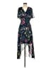 Eliza J 100% Polyester Floral Blue Cocktail Dress Size 4 - photo 1