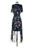 Eliza J 100% Polyester Floral Blue Cocktail Dress Size 4 - photo 2