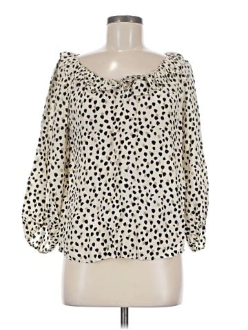 AYR 3/4 Sleeve Silk Top (view 1)