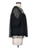 Kaktus 100% Polyester Black 3/4 Sleeve Blouse Size S - photo 4