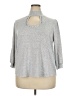 89th & Madison Silver Turtleneck Sweater Size 2X - photo 1