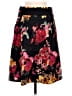 Grace Elements Floral Black Casual Skirt Size 6 - photo 2